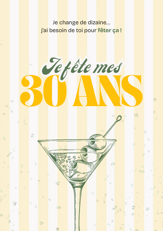 Invitation anniversaire