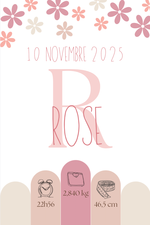 Affiche naissance
