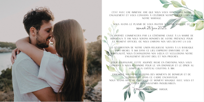 Faire-part de mariage