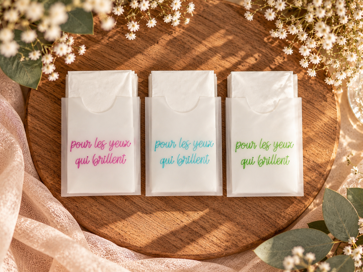 Étuis à mouchoirs personnalisés