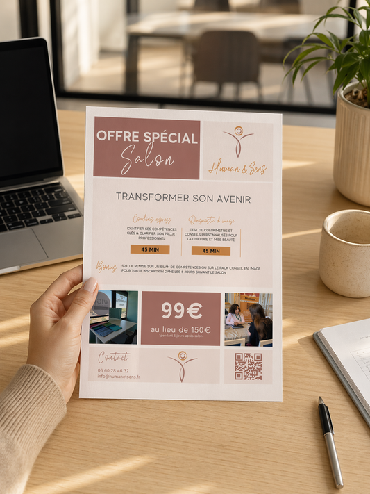 Flyers & affiches professionnelles personnalisées