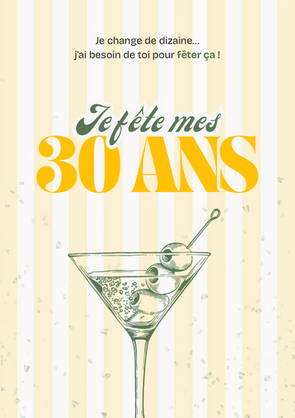 Invitation anniversaire