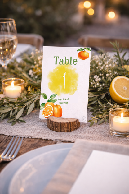 Table number