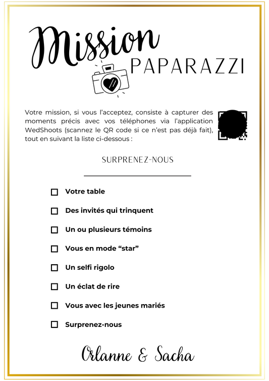 Jeux du paparazzi