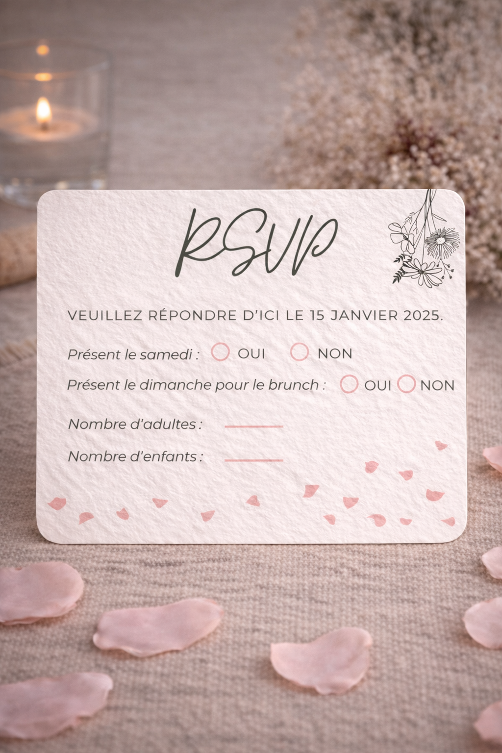 Faire-part de mariage