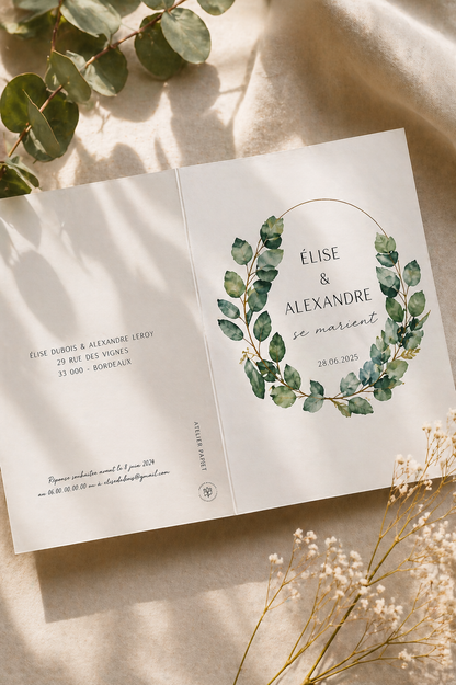 Faire-part de mariage