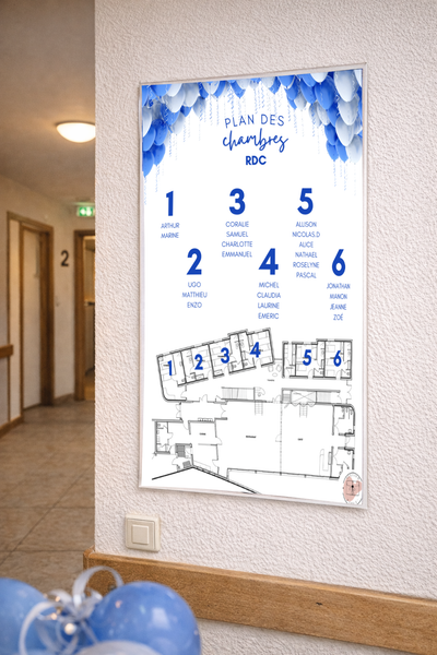 Plan de chambres